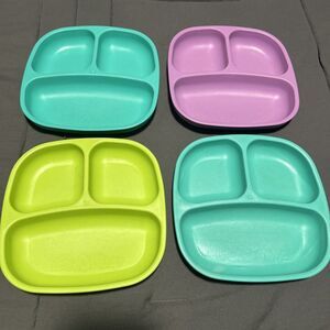 Four-Re Play Divided Plate Trays for Toddlers. BPA Free USA !!